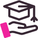 Graduation cap icon
